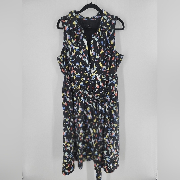 Jason Wu Confetti Print Sleeveless Dress Size XL - Picture 3 of 8